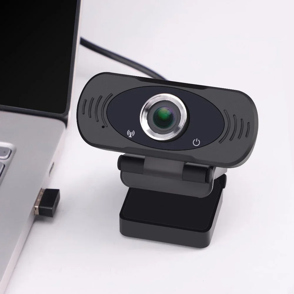 Full HD Webcam 1080P Clip-On USB with Microphone Privacy Filter & Tripod